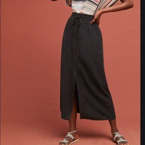 Cloth & Stone button midi skirt